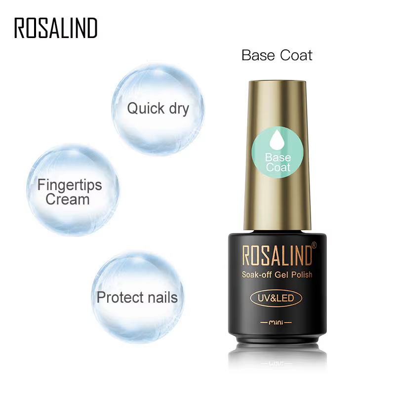 ROSALIND couche de Base supérieure vernis à ongles Gel primaire déshydrateur Gel Nail Art Design pour manucure tremper