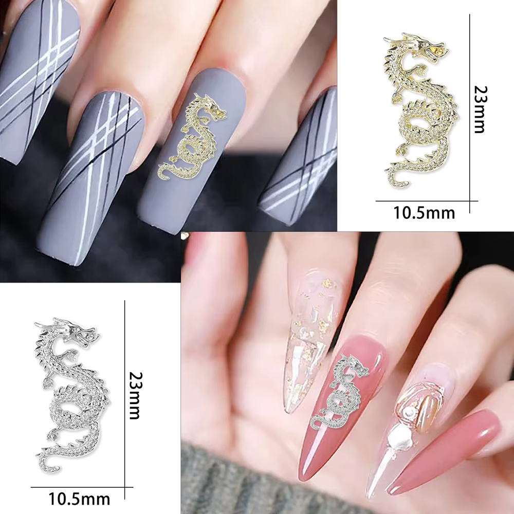 Breloques en alliage 3D pour Nail Art