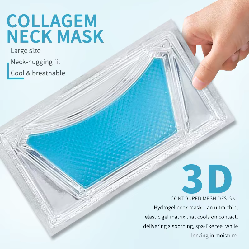 Masque au collagène pour le cou : ferme, éclaircit et hydrate. Anti-âge, serrer, nourrir, lisse les rides. Hydratation en profondeur pour le cou jeune S