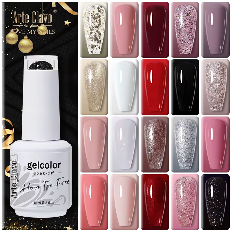 Arte Clavo 15ml vernis à ongles Gel nu couleur manucure longue durée