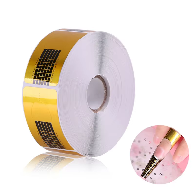 500 pièces de guides d'extension d'ongles en gel acrylique professionnels pour nail art