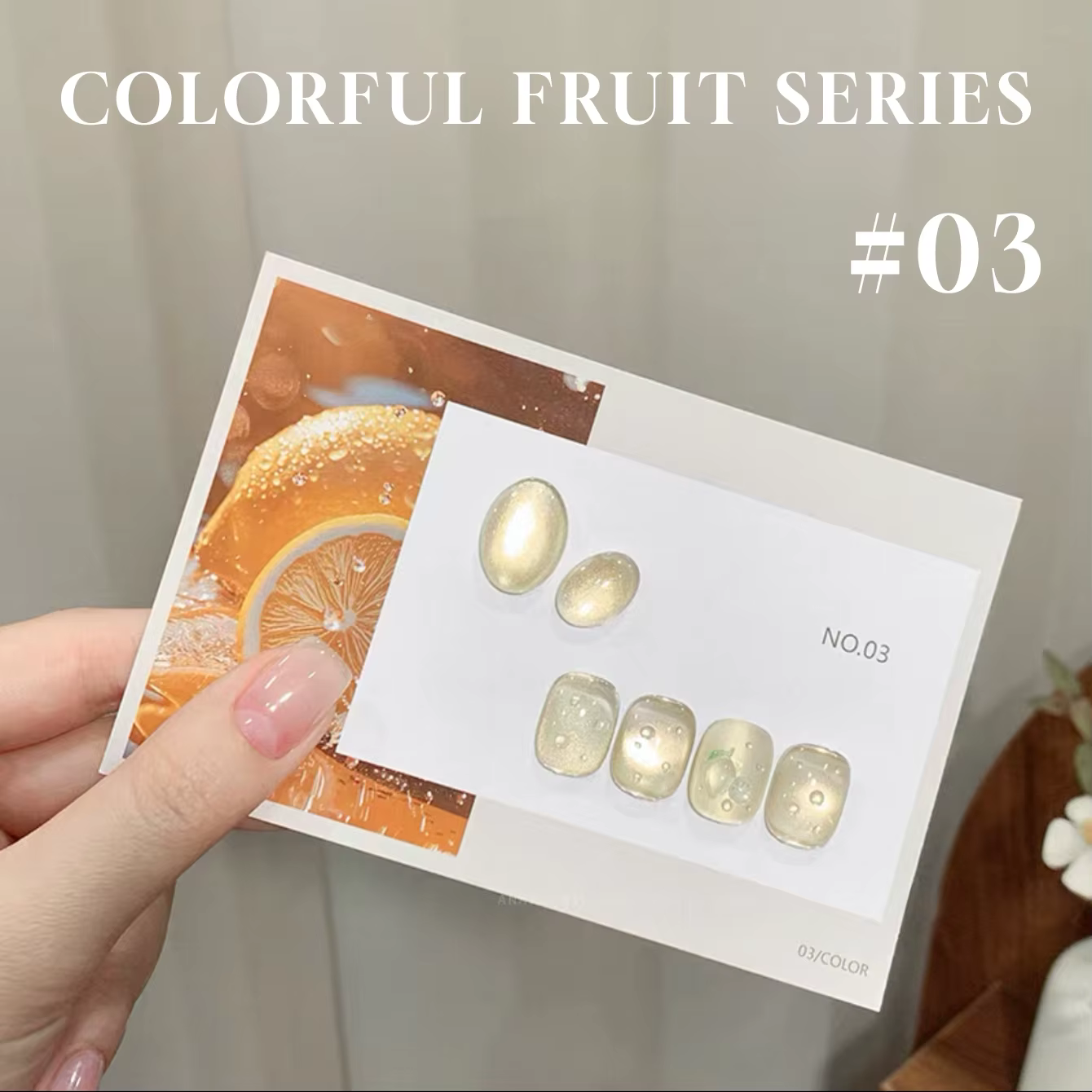 MIANEL 12ML 1PCS Vernis à ongles gel effet œil de chat aux couleurs fruitées pour l'été