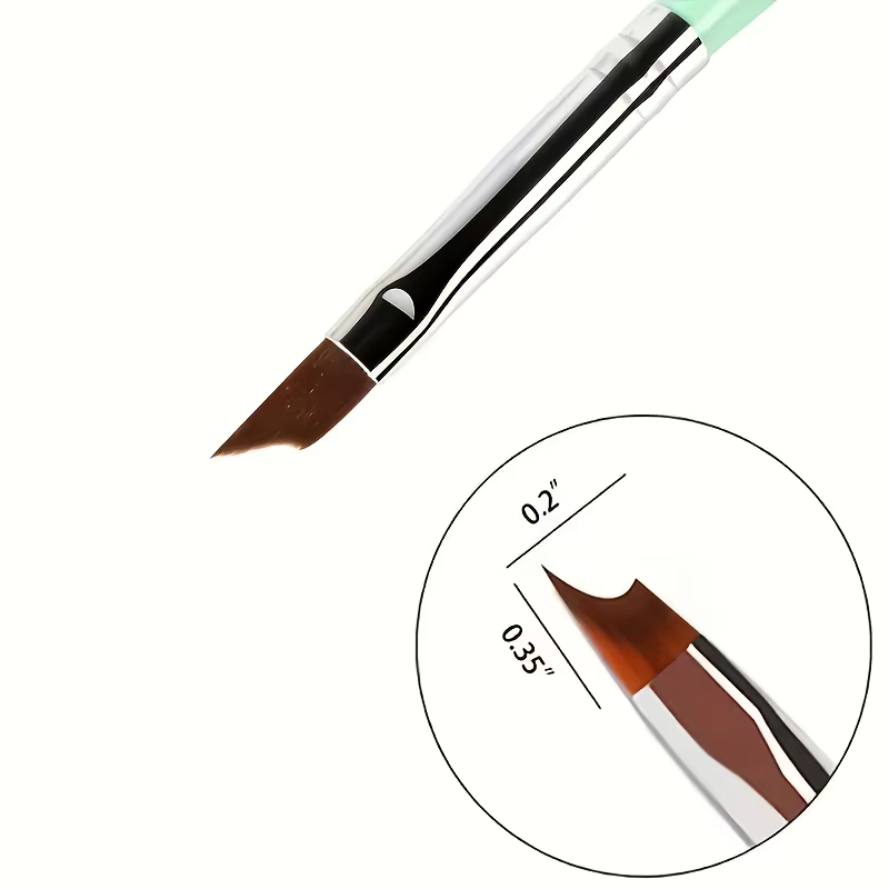 Ensemble de 3 pinceaux pour manucure française