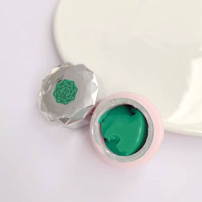 Gel de peinture d'art d'ongle de sculpture 5D