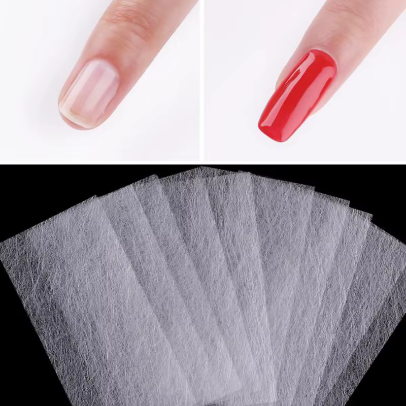 Extension d'ongles en fibre de verre de soie