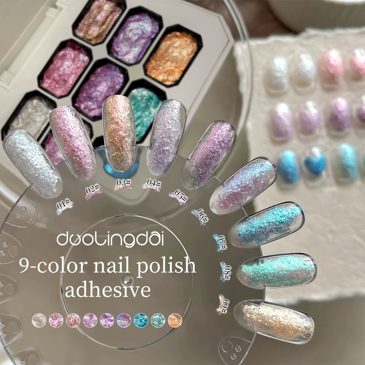 9 Couleurs Nouveau Gel à Ongles Populaire