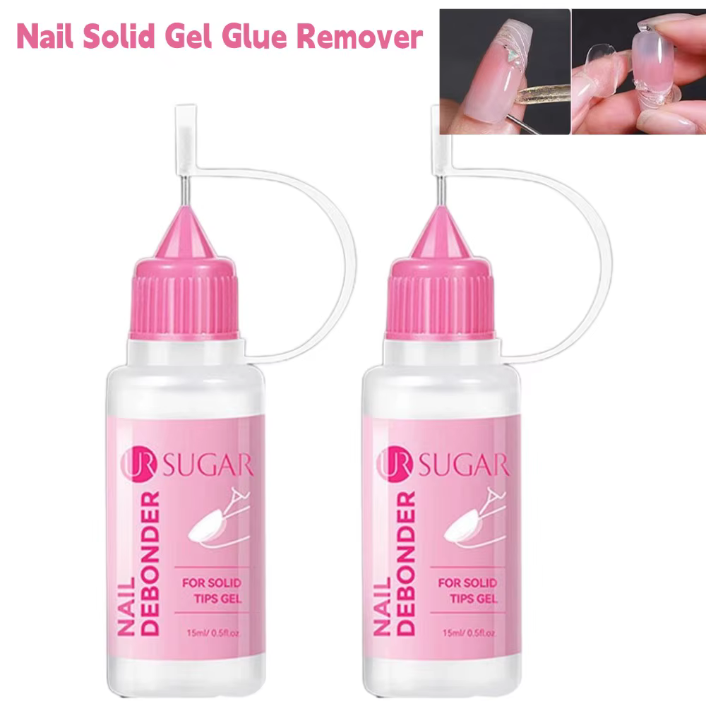 Dissolvant et détachant rapide pour faux ongles en gel solide