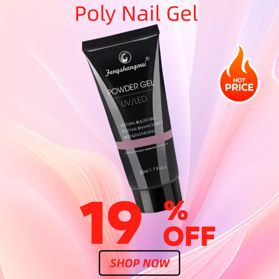 Gel pour ongles en poly : constructeur de gel transparent 30 g pour renforcement d'apparence naturelle