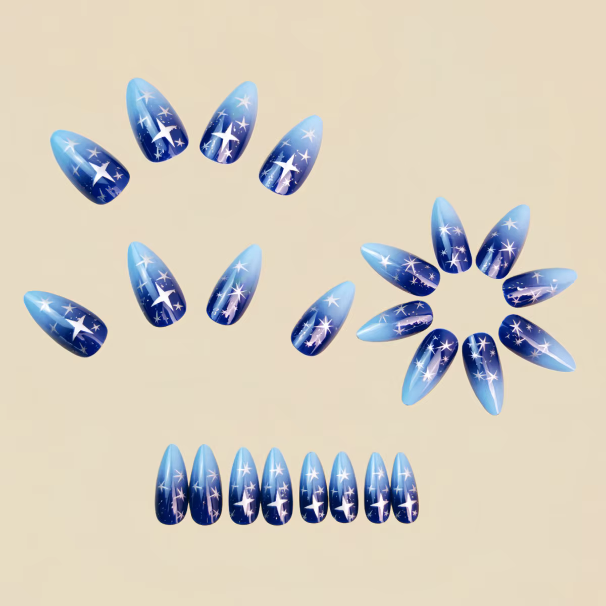 Faux ongles moyens pour femmes