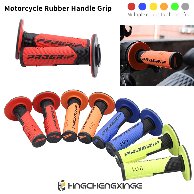 7/8 "22 24mm poignées de moto barre de poignée pour KTM YAMAHA universel Pit Bike Motocross moto poignée en caoutchouc GEL 6 couleurs