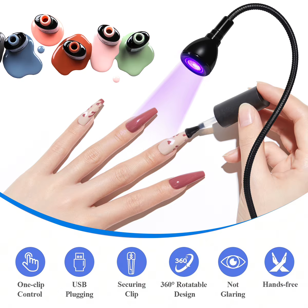 Lampe LED UV pour Séchage de Gel et Vernis à Ongles