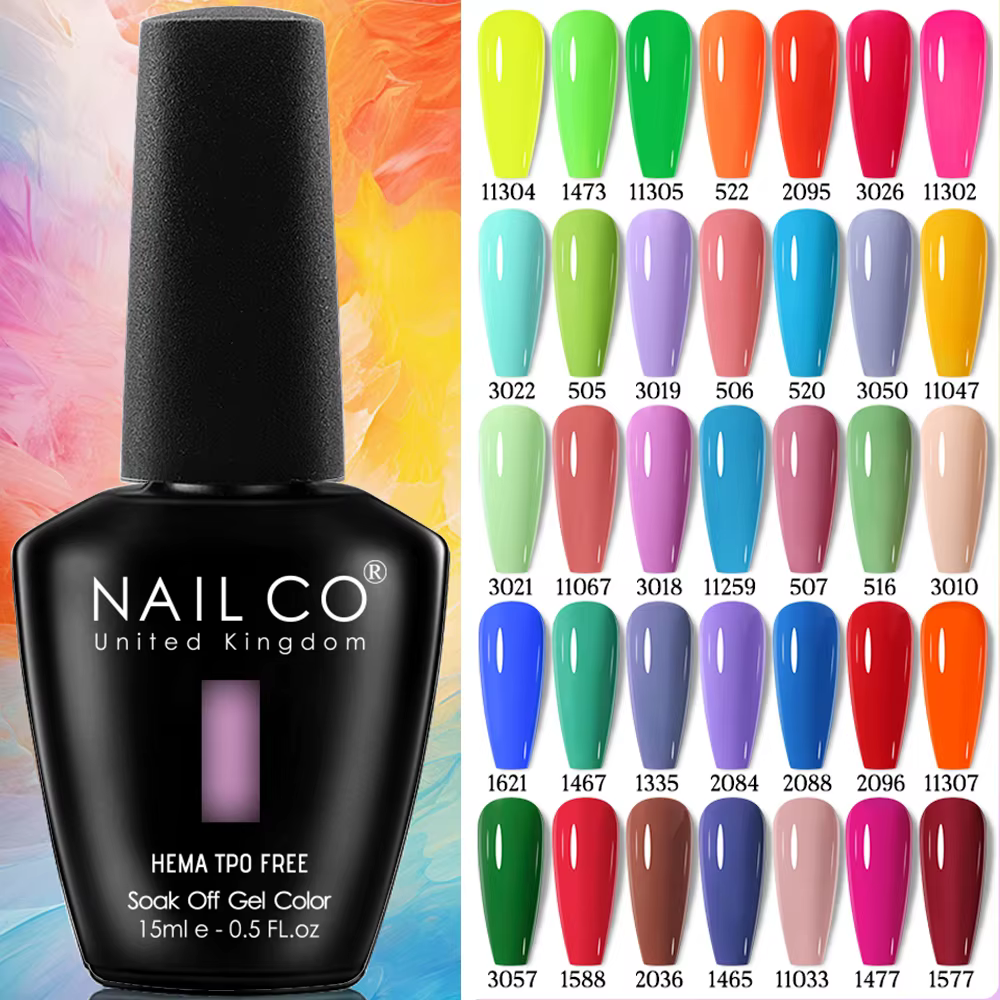 NAILCO Vernis à ongles en gel Couleurs Fournitures