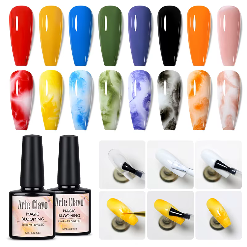 Arte Clavo fleur Gel Nail Art