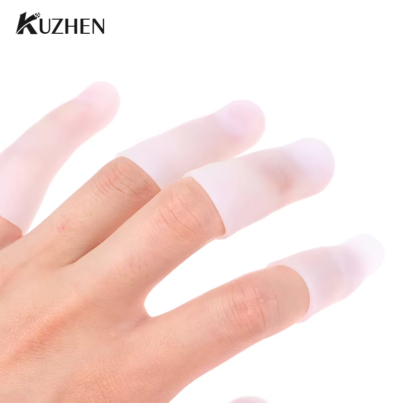 Gants de protection en silicone pour doigts, 10 pièces