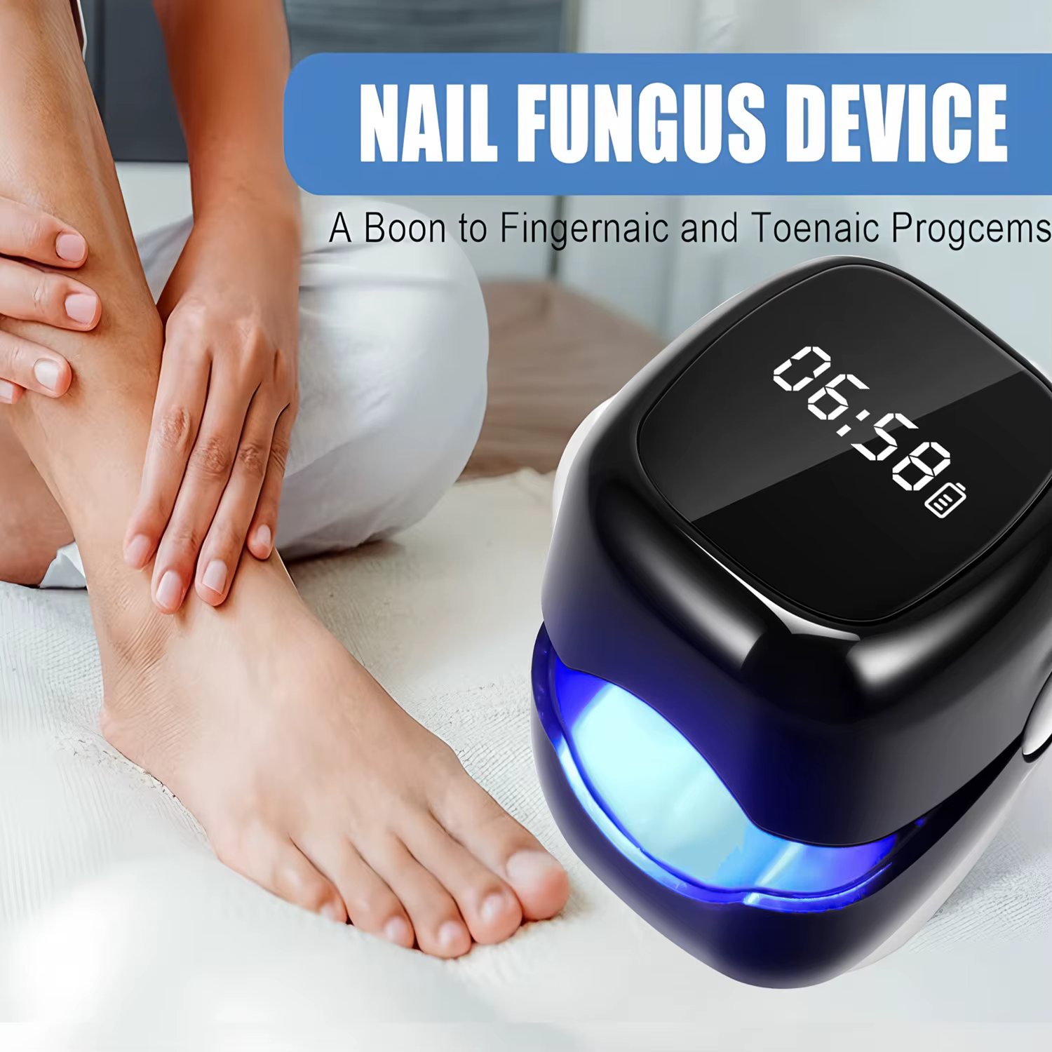 Dispositif Laser Led pour le traitement des champignons des ongles