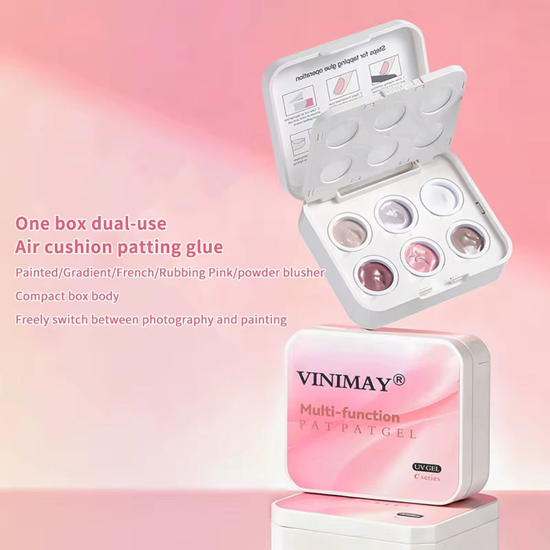 Vernis à ongles gel effet coussin d'air 6 couleurs
