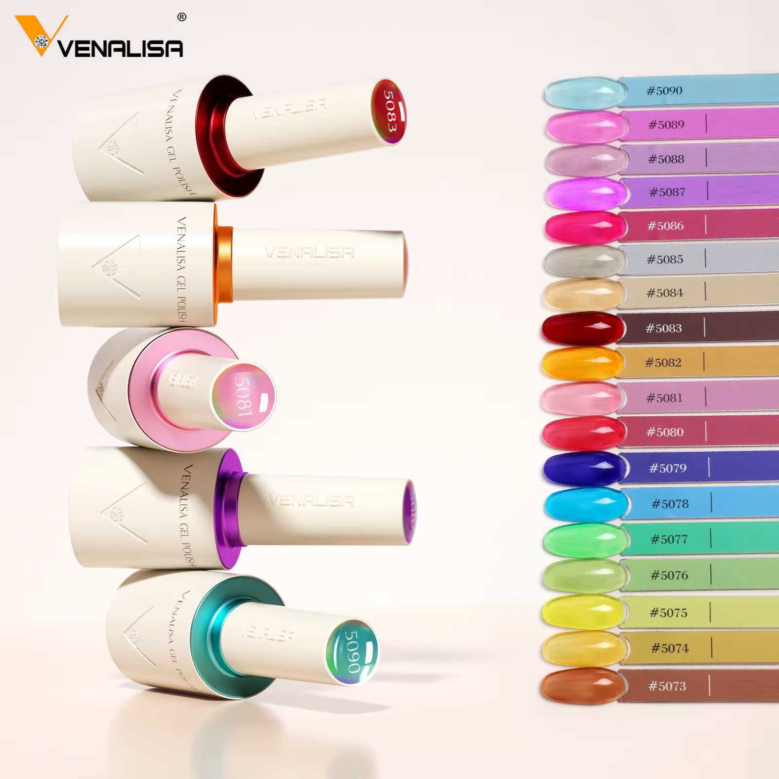 VENALISA 10ml vernis à ongles nouvelle formule végétalienne HEMA TPO gratuit translucide gelée nu Gel