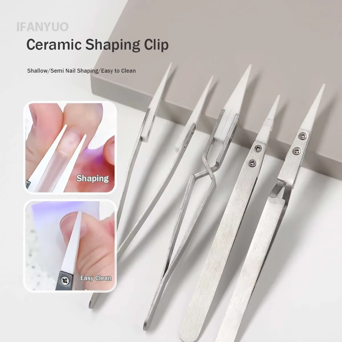 Pince à ongles tête en céramique