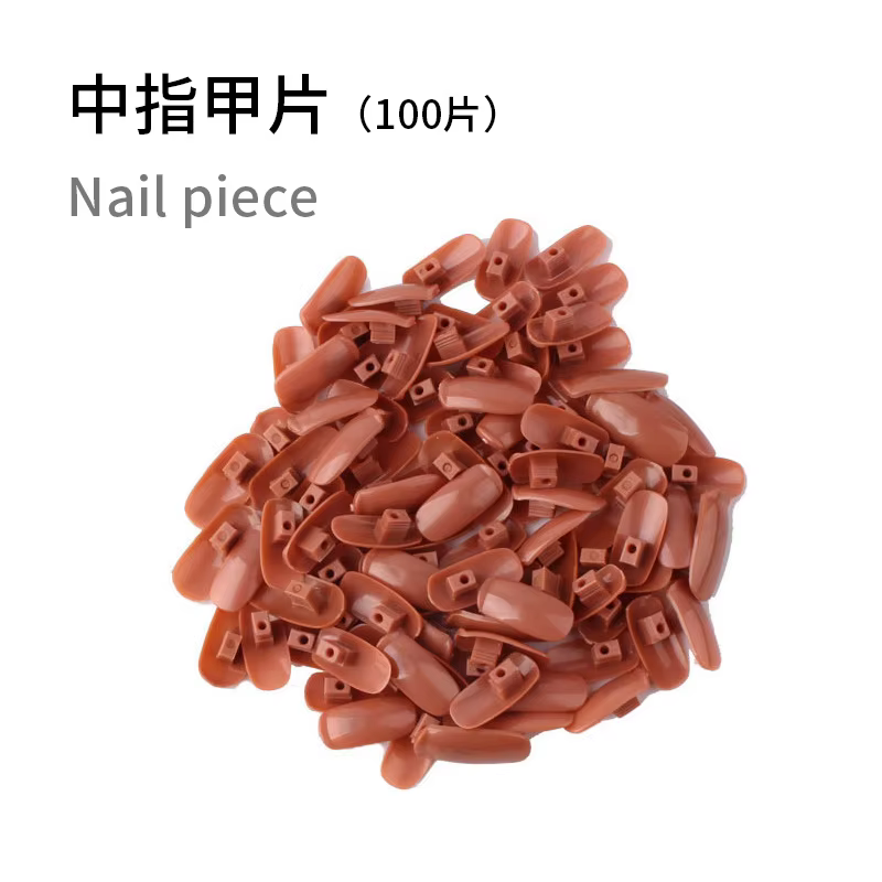 Modèle de pratique d'art d'ongle de main de formation
