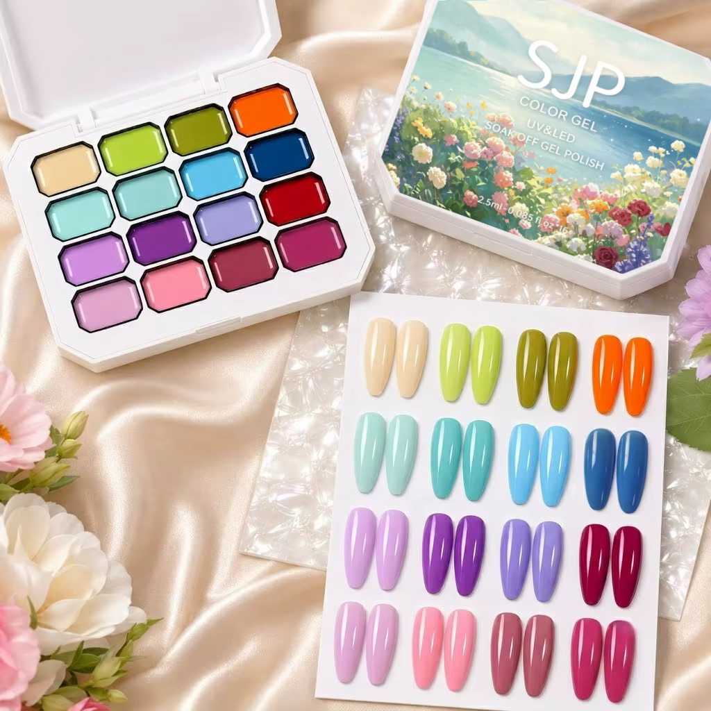 Gel à ongles Makaron 16 couleurs