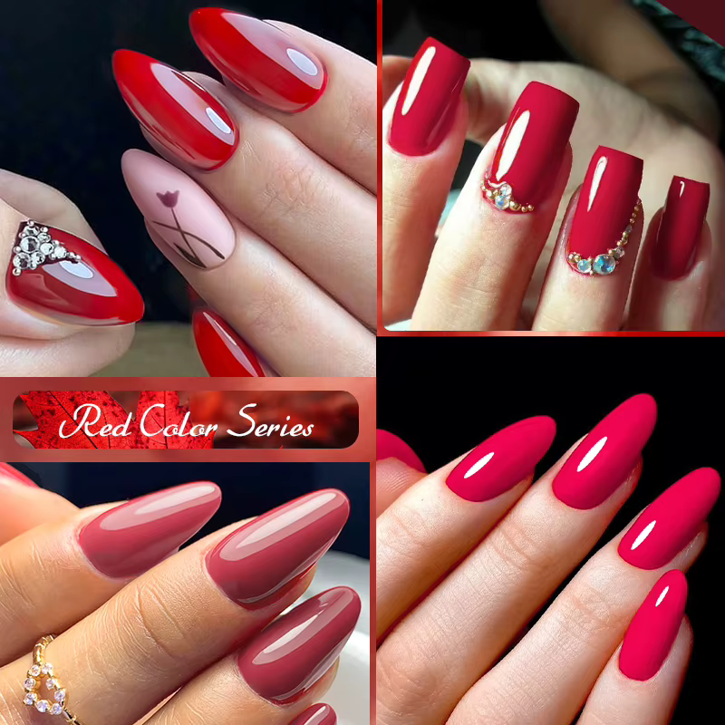 Vernis à ongles pourpre bordeaux