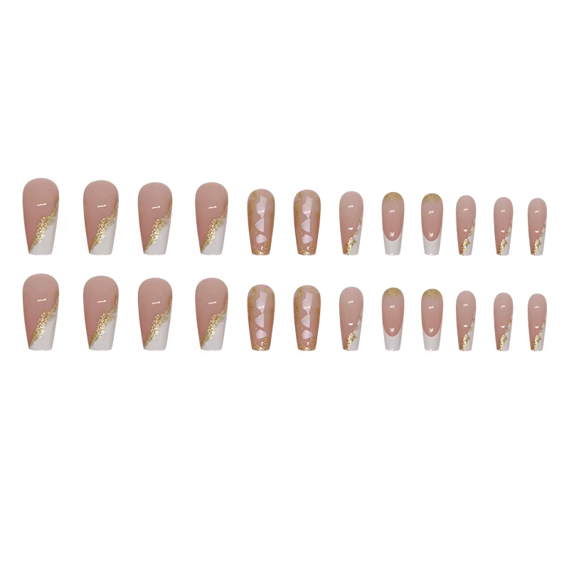 Faux ongles de ballet français à couverture complète