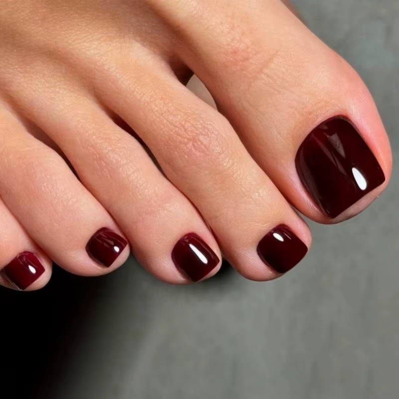 Faux ongles d'orteil à presser