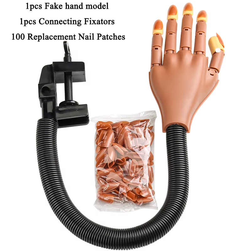 Deux types de mains de mannequin en forme d'ongles - Flexibles et mobiles