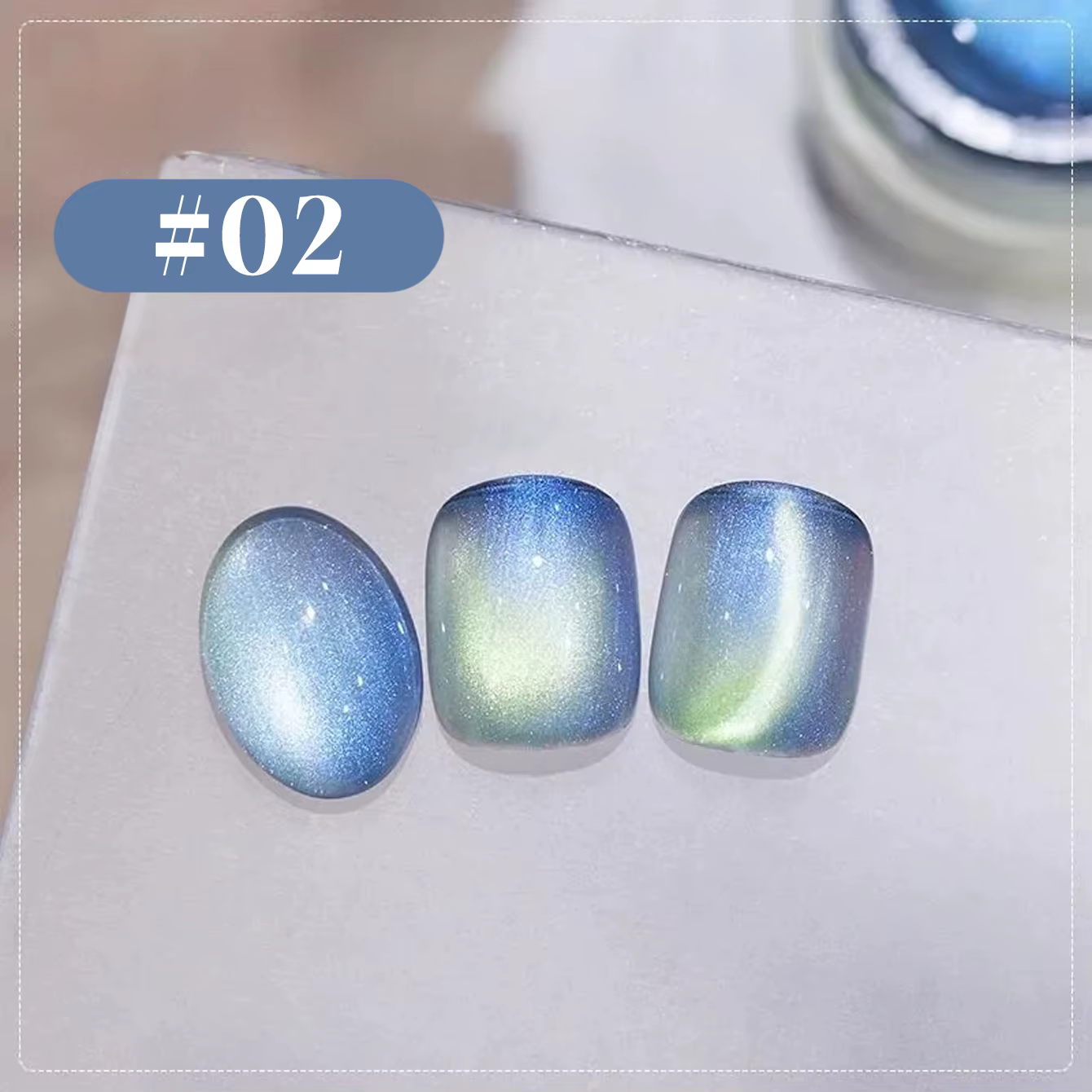 TC 10ML Aurora nuit cristal oeil de chat Gel Internet rouge presse sur les ongles glace Transparent Double lumière soie