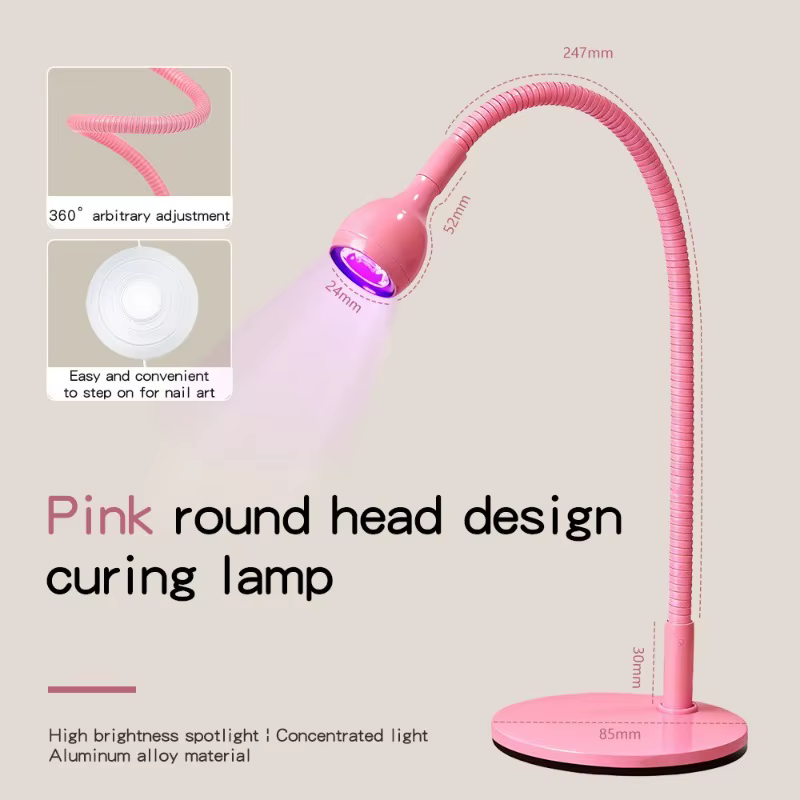 Lampe UV de photothérapie 5/10W pour nail art avec pédale
