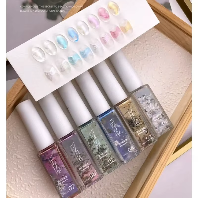 Vernis à ongles gel effet aquarelle 9 couleurs