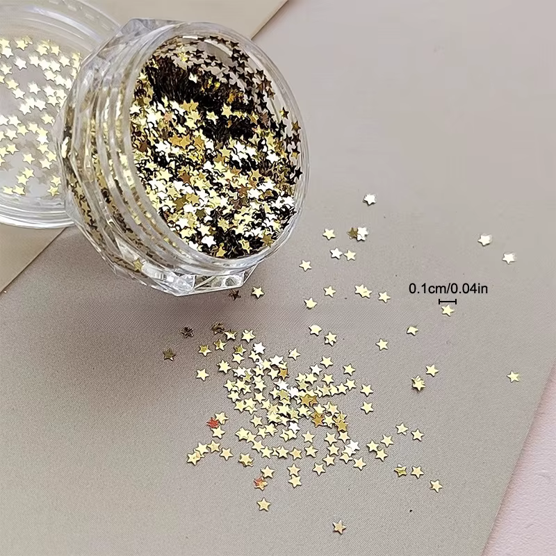 Mini étoile scintillante pour ongles