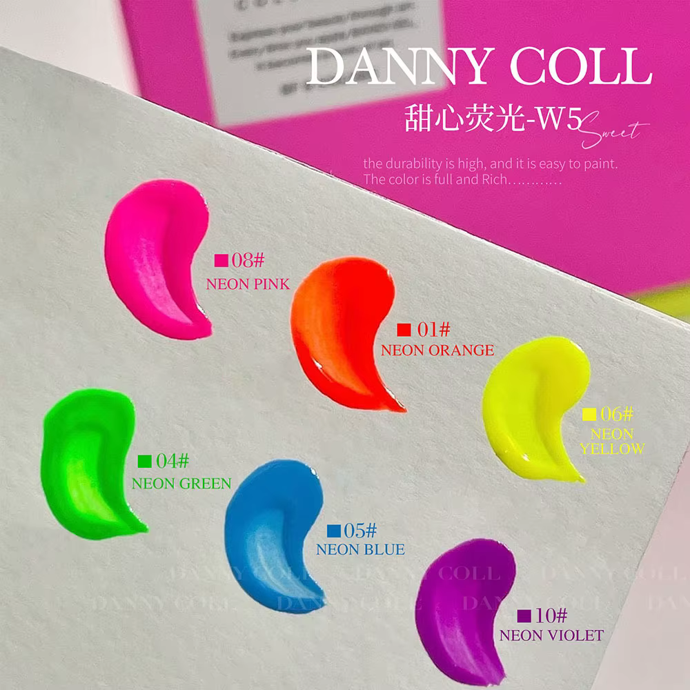Ensemble de vernis à ongles Gel de couleur fluorescente