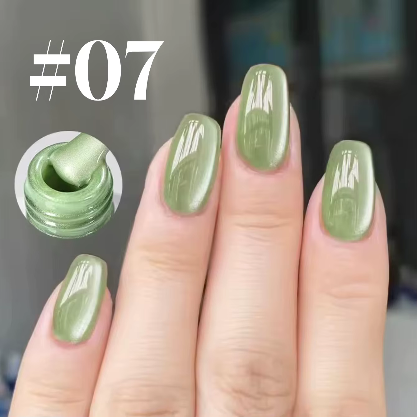 ZH automne et hiver ongles orteil vente blanchiment perle de verre oeil de chat Gel vernis