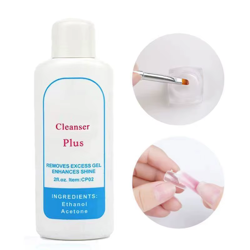 Dissolvant de vernis Gel nettoyant Plus liquide de nettoyage des pointes des ongles des doigts 60ml