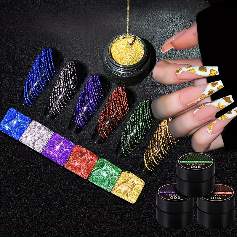 Gel araignée 6 couleurs