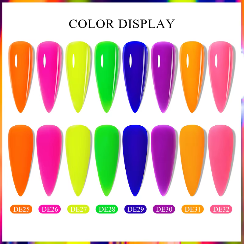 Gel pour ongles en Poly néon