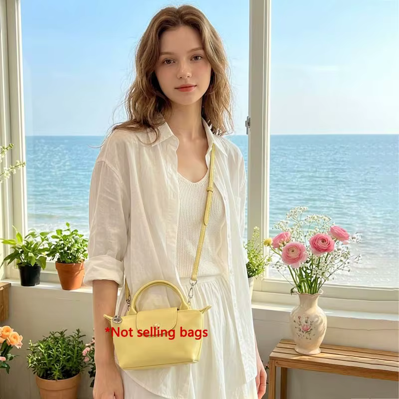 Nouvelle Sangle de Sac en Cuir 2026 pour Longchamp Mini Lime – Durable, Tendance, Sans Perçage, Accessoire de Sac Modifié