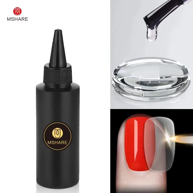 MSHARE 100ml couche de finition brillante sans lingette Gel à ongles pour vernis Gel