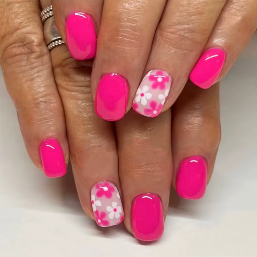 24 faux ongles colorés à presser