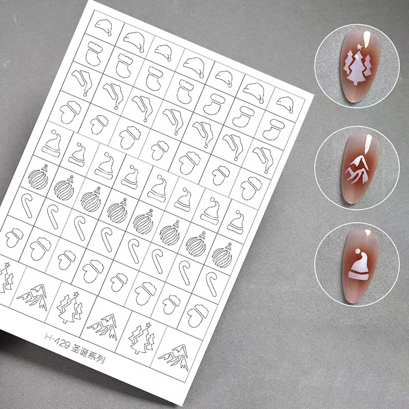 Pochoir d'aérographe pour ongles