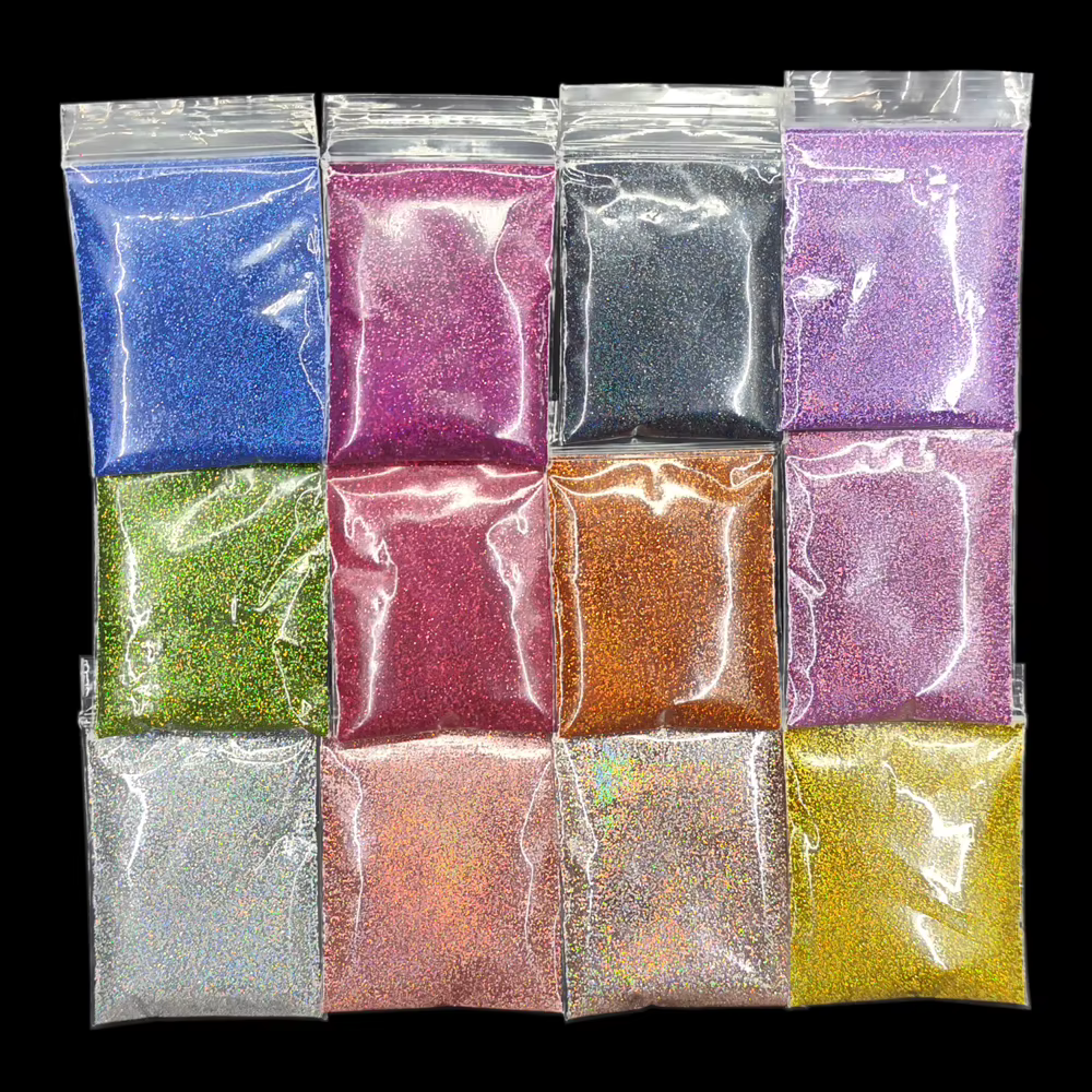Vernis à ongles linéaire diamant arc-en-ciel 10 g/sac