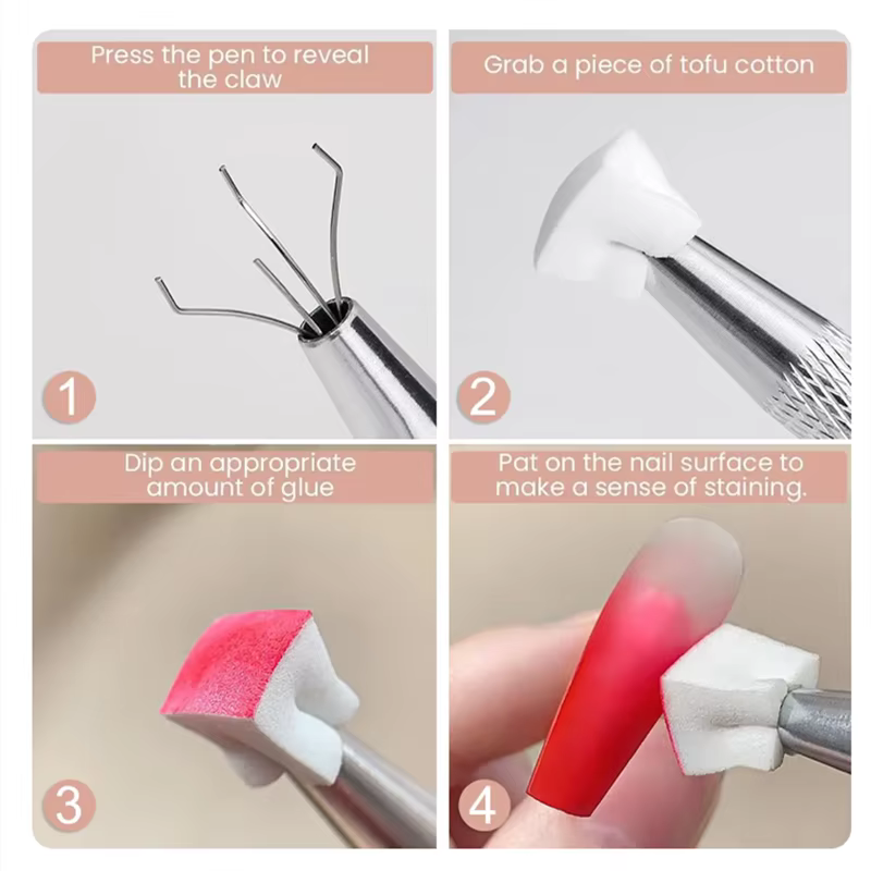 Éponge ombrée pour ongles