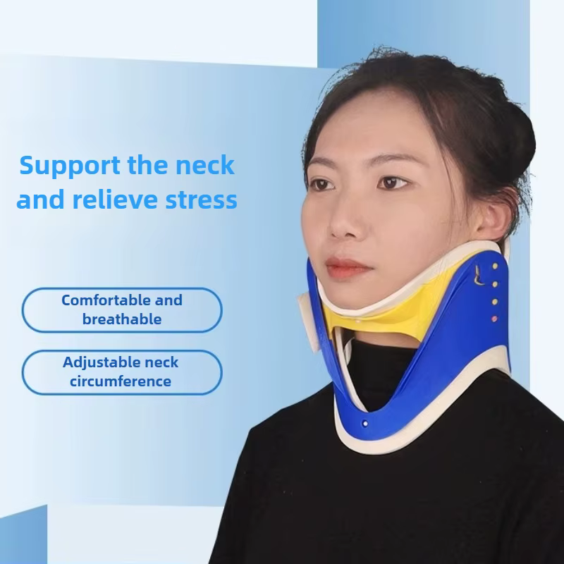 Collier médical pour le cou, Correction de la Posture cervicale, Support de Traction, Protection, civière réglable, thérapie, attelle d'orthèse de tracteur