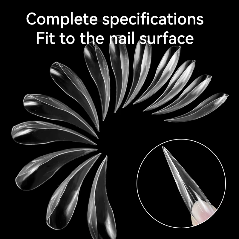 140 pièces 3D faux ongles presse