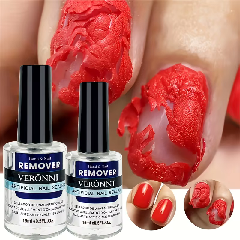 Dissolvant de colle à ongles sans fissures