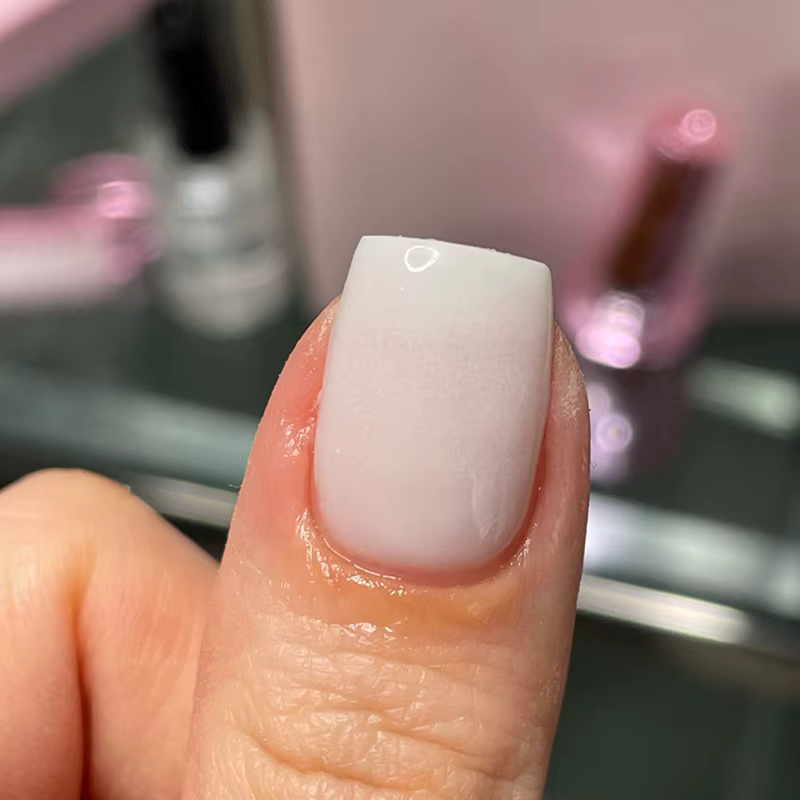 MSHARE vernis à ongles Gel blanc laiteux