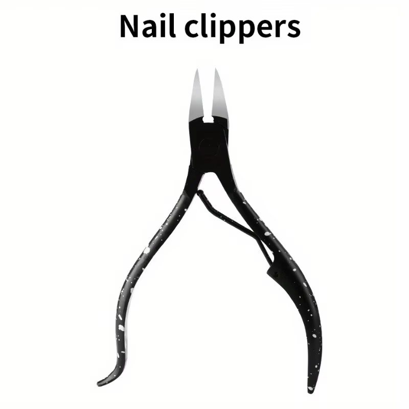 Pince à cuticules pour ongles incarnés noirs