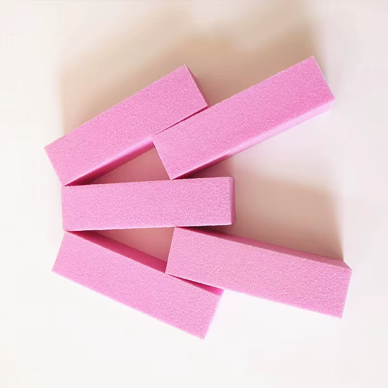 Rose Polissage Ponçage Fichiers Bloc Pédicure Manucure Soins Éponge Nail Art Tampon Grindig