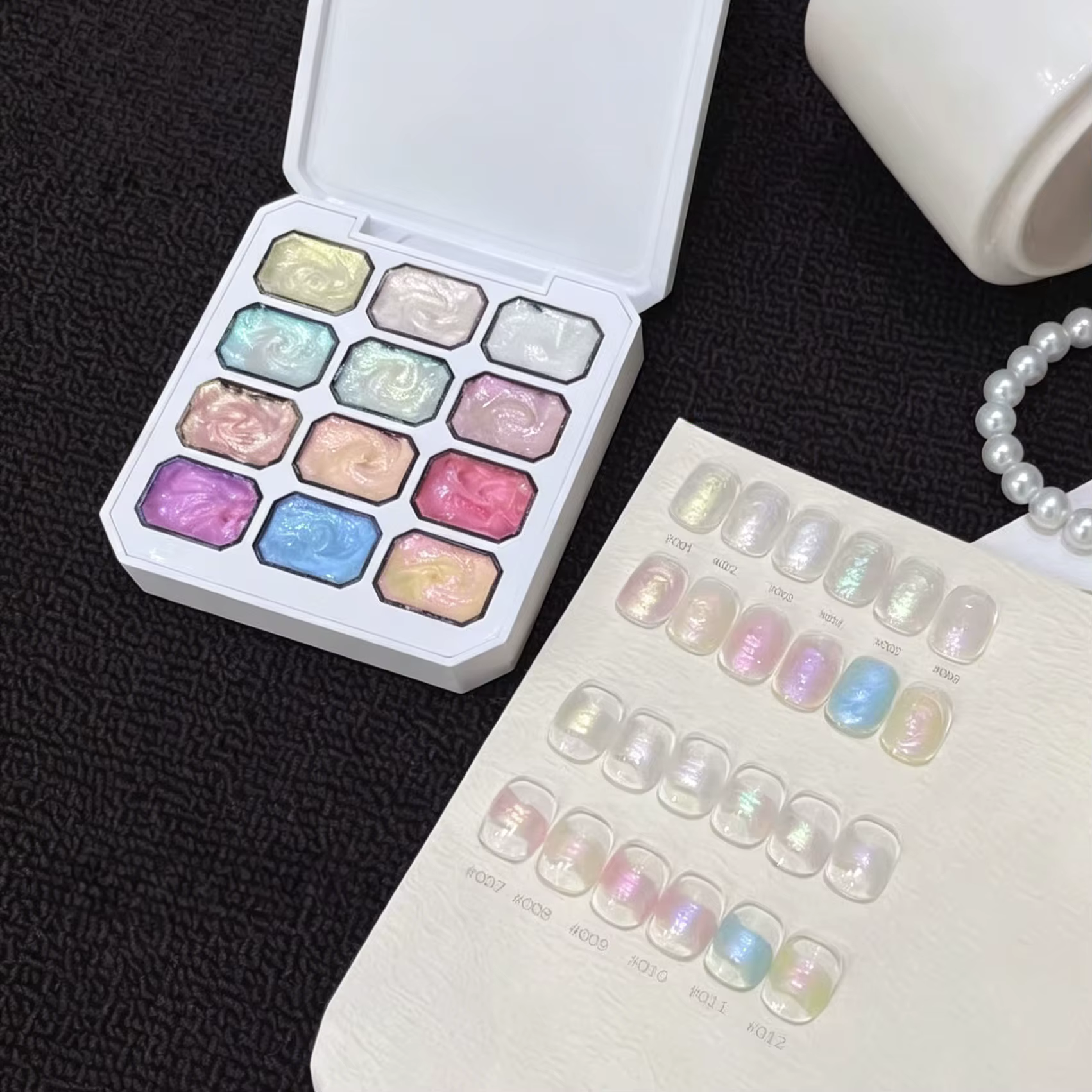 Gel de vernis à ongles 12 couleurs